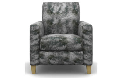 Heart of House Harrison Shimmer Fabric Chair - Silver